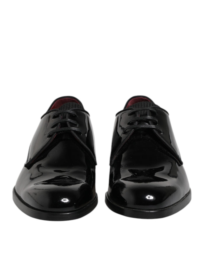 Dolce & Gabbana 100% Calfskin Leather derby shoe in black