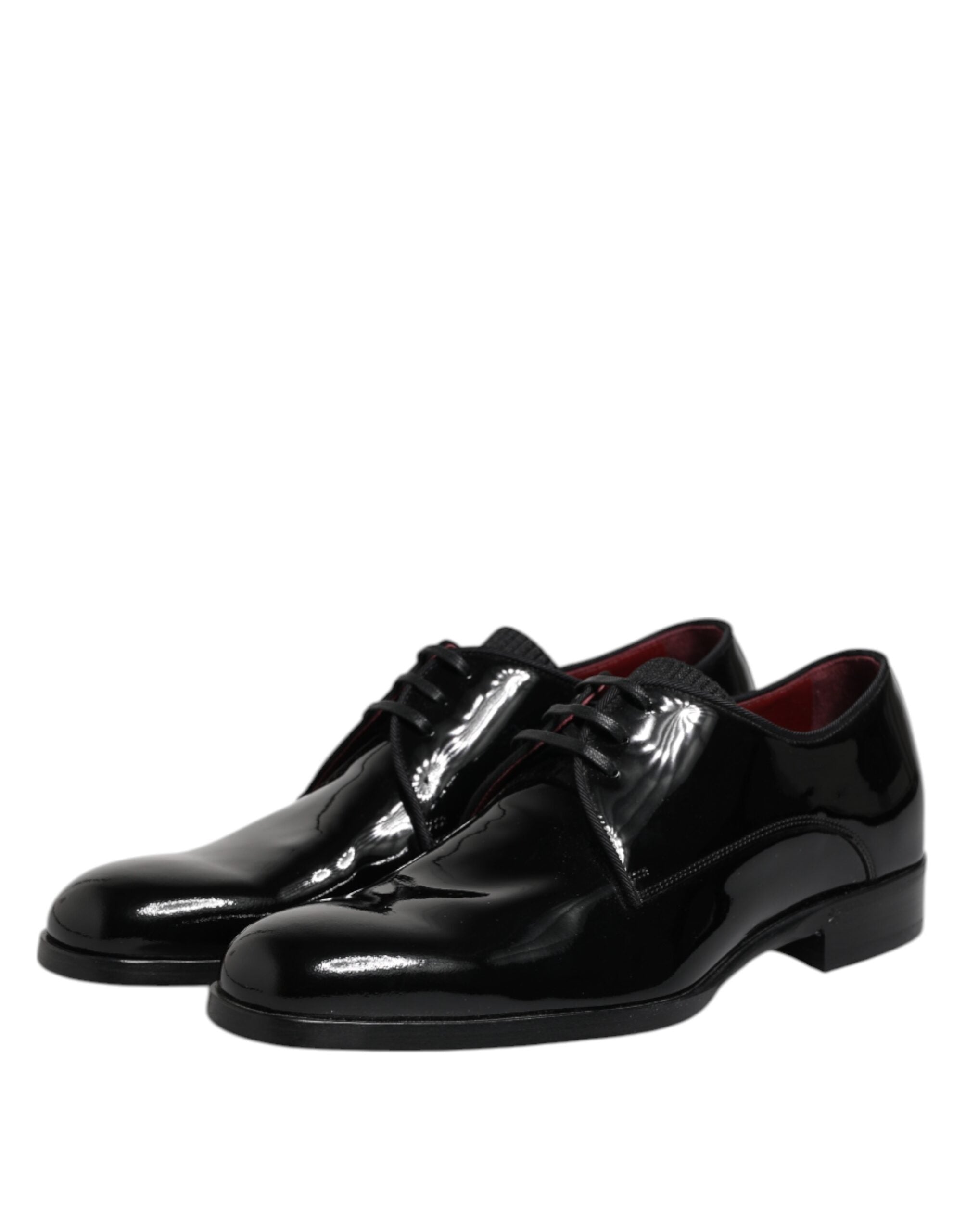 Dolce & Gabbana 100% Calfskin Leather derby shoe in black — view 3