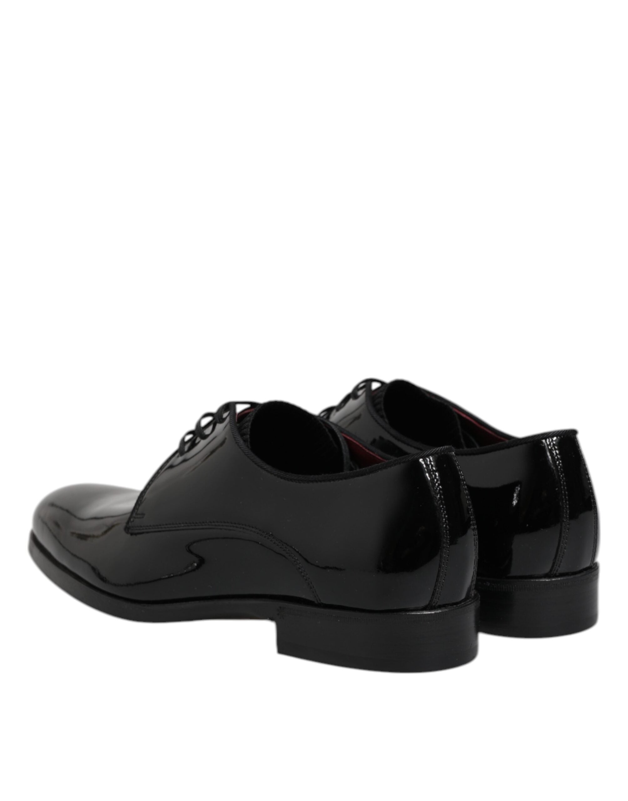 Dolce & Gabbana 100% Calfskin Leather derby shoe in black — view 4