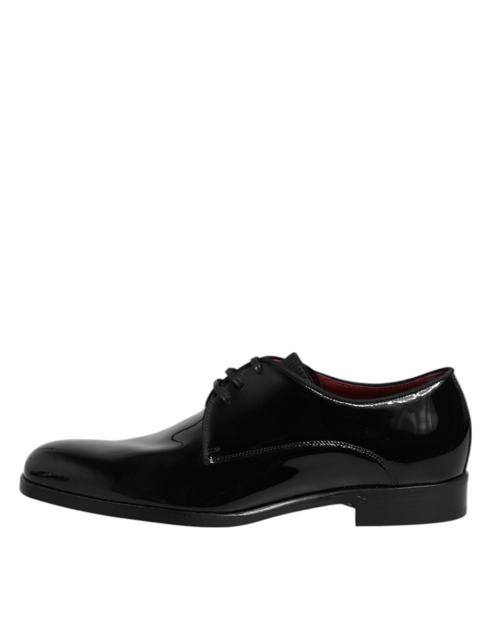 Dolce & Gabbana 100% Calfskin Leather derby shoe in black — view 5