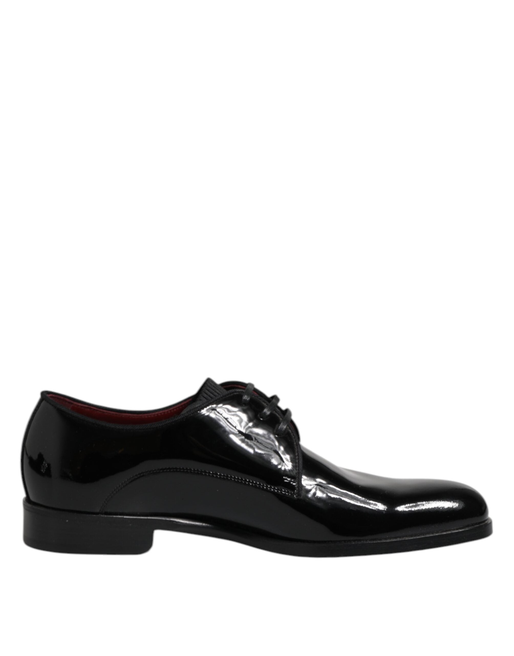 Dolce & Gabbana 100% Calfskin Leather derby shoe in black — view 6