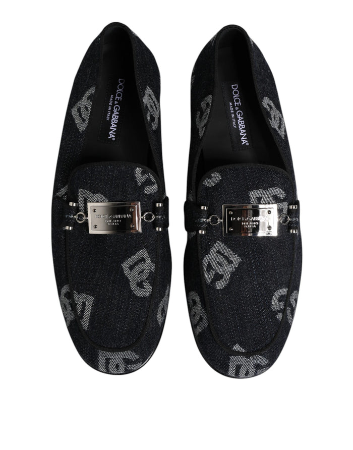 Dolce & Gabbana 98% Cotton loafer in black — view 2