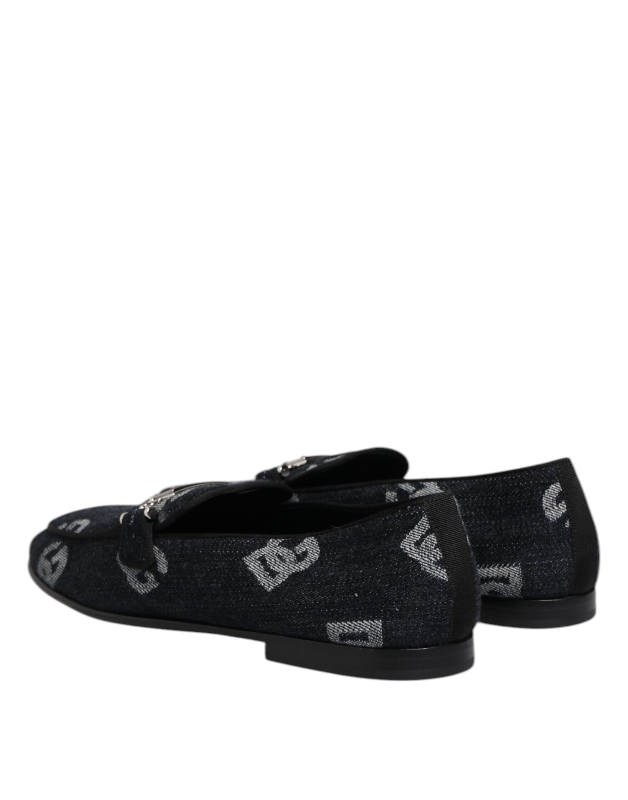 Dolce & Gabbana 98% Cotton loafer in black — view 4