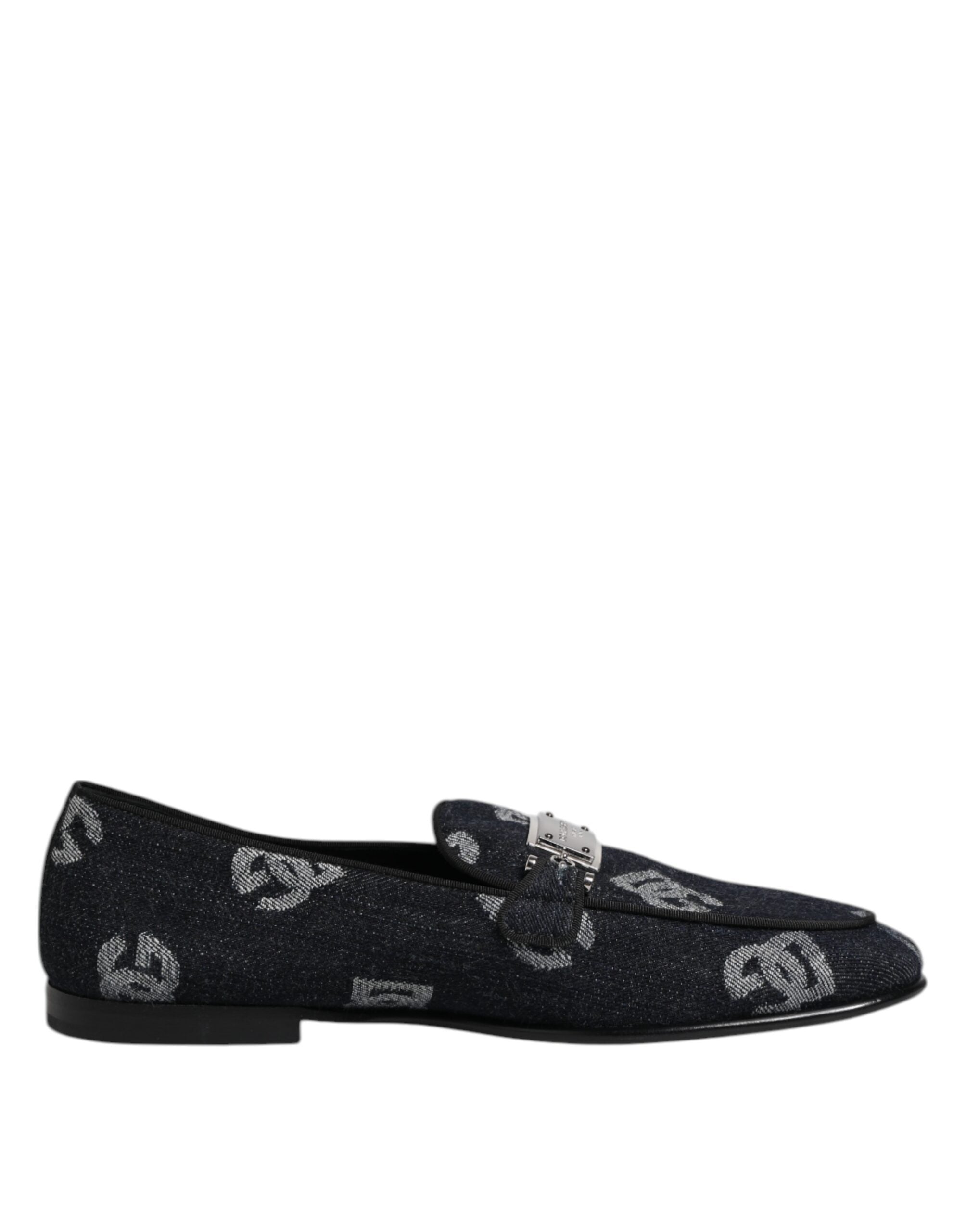 Dolce & Gabbana 98% Cotton loafer in black — view 7