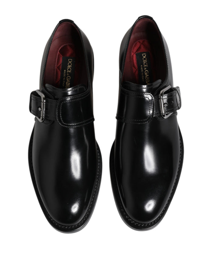 Dolce & Gabbana Leather derby in black — view 2