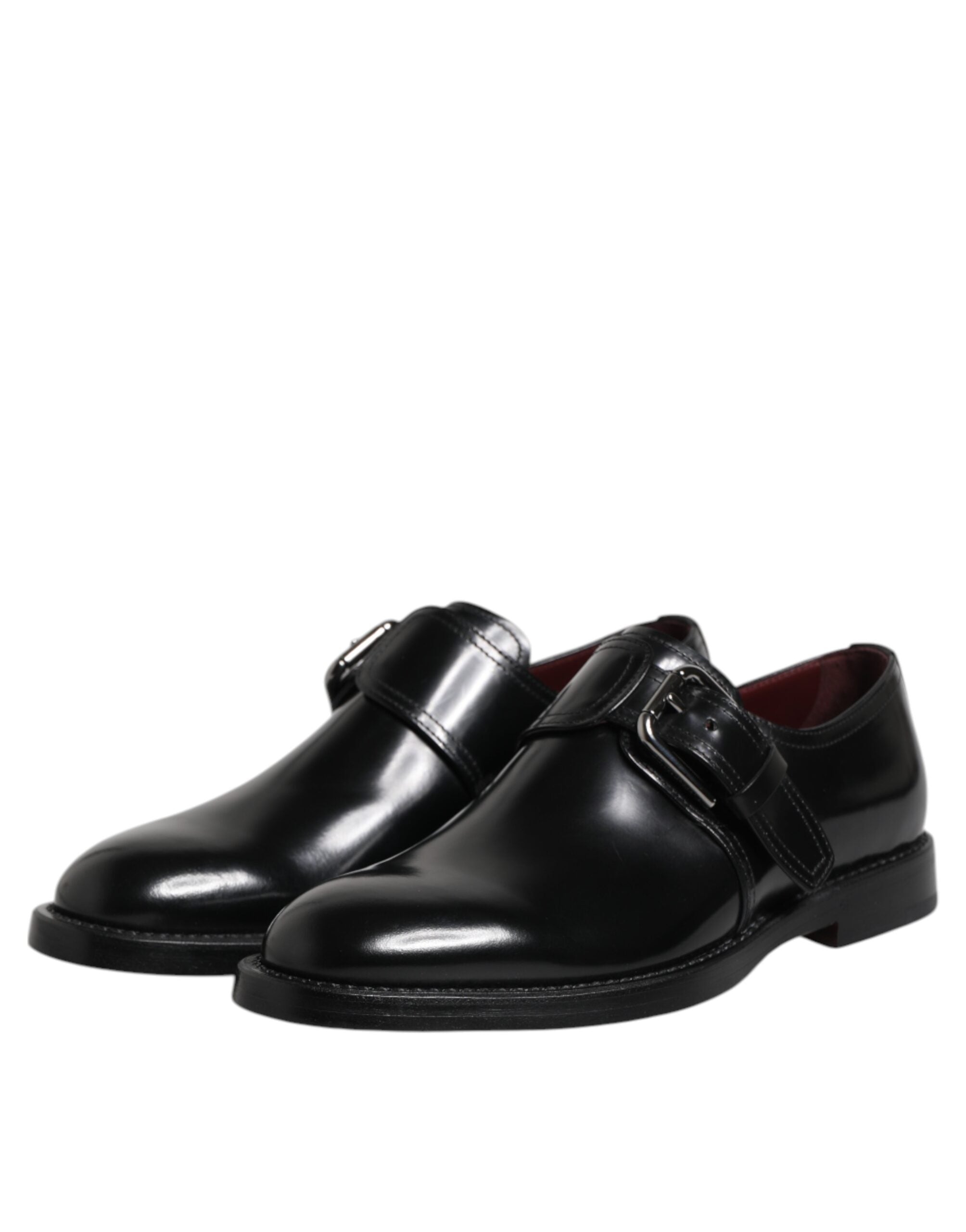 Dolce & Gabbana Leather derby in black — view 3