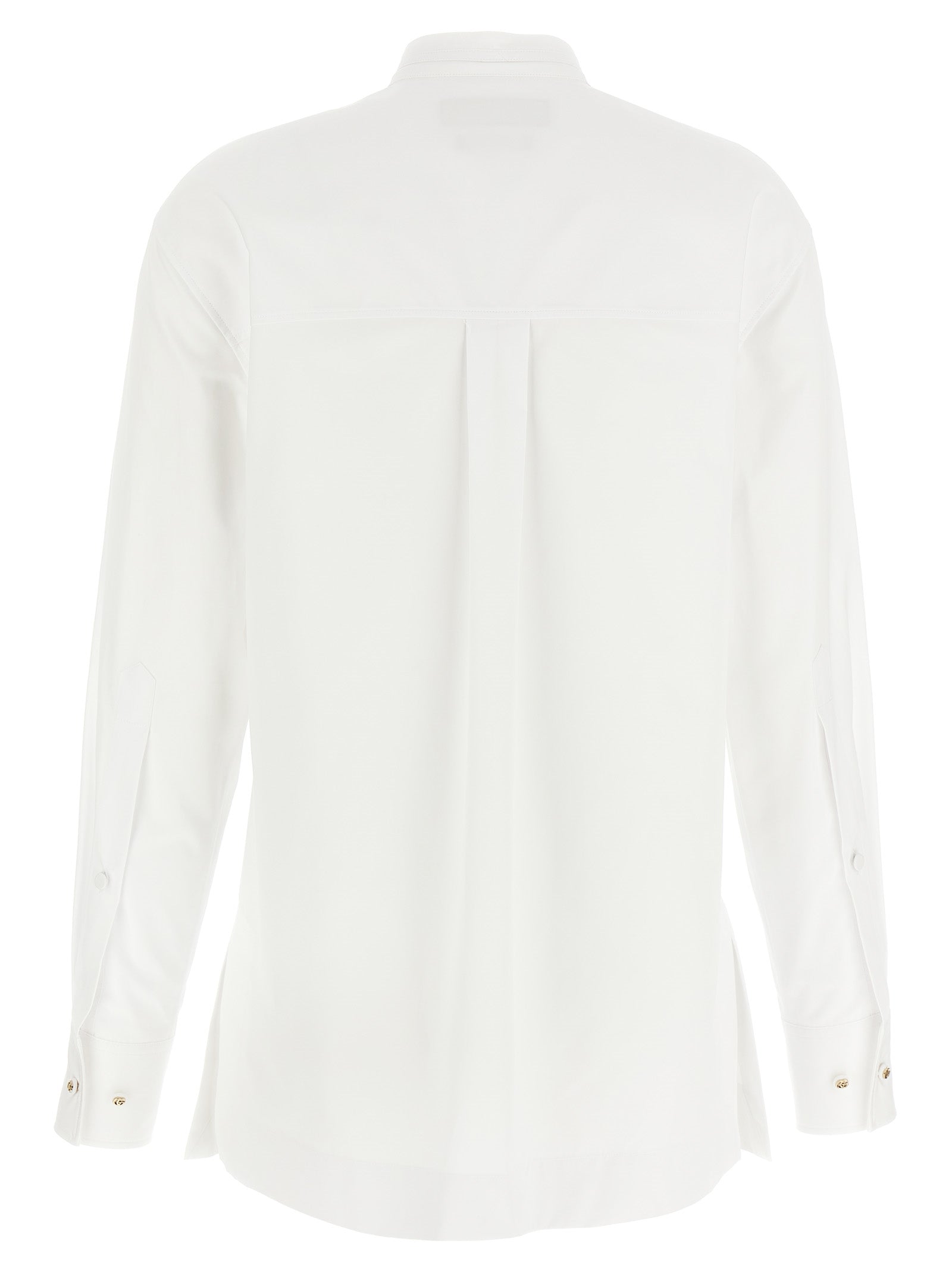Double G embroidery shirt White Cotton Shirt, Blouse