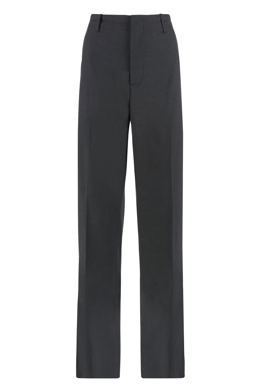 Trousers Grey Wool Chinos