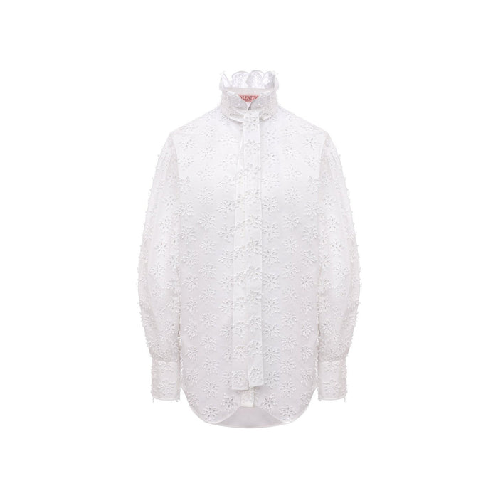 Cotton Shirt White Polyester
