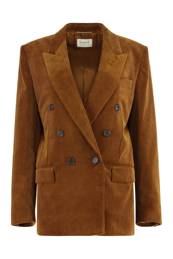 Jacket Velvet Cognac Cotton Blazers