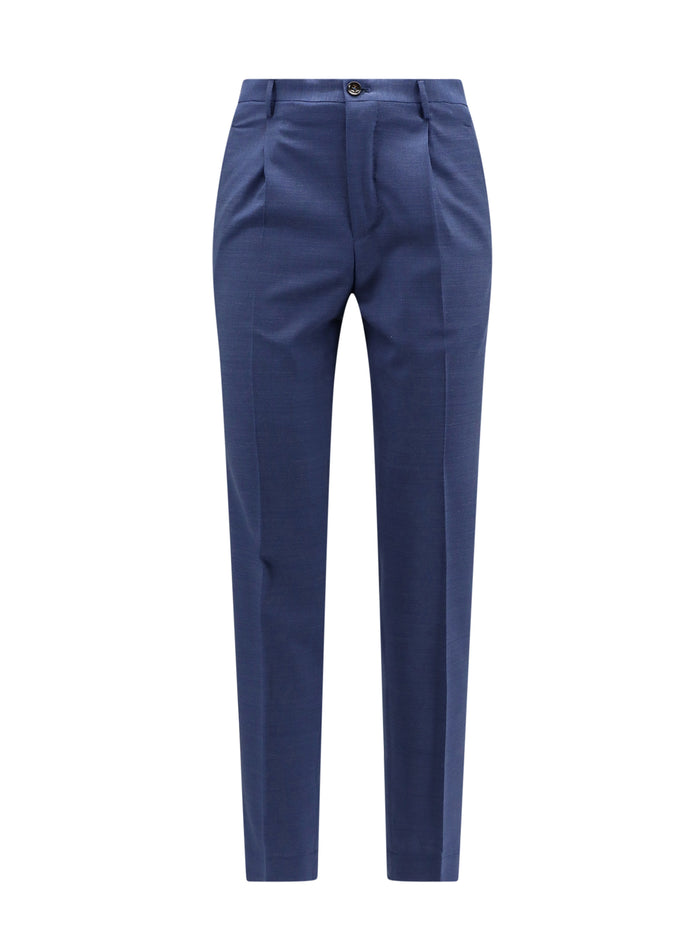 Incotex Rtw Blue Lana Vergine