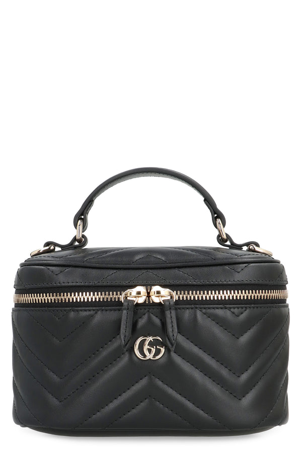 Handbag Gg Marmont Leather Mini Black Calf Handbags