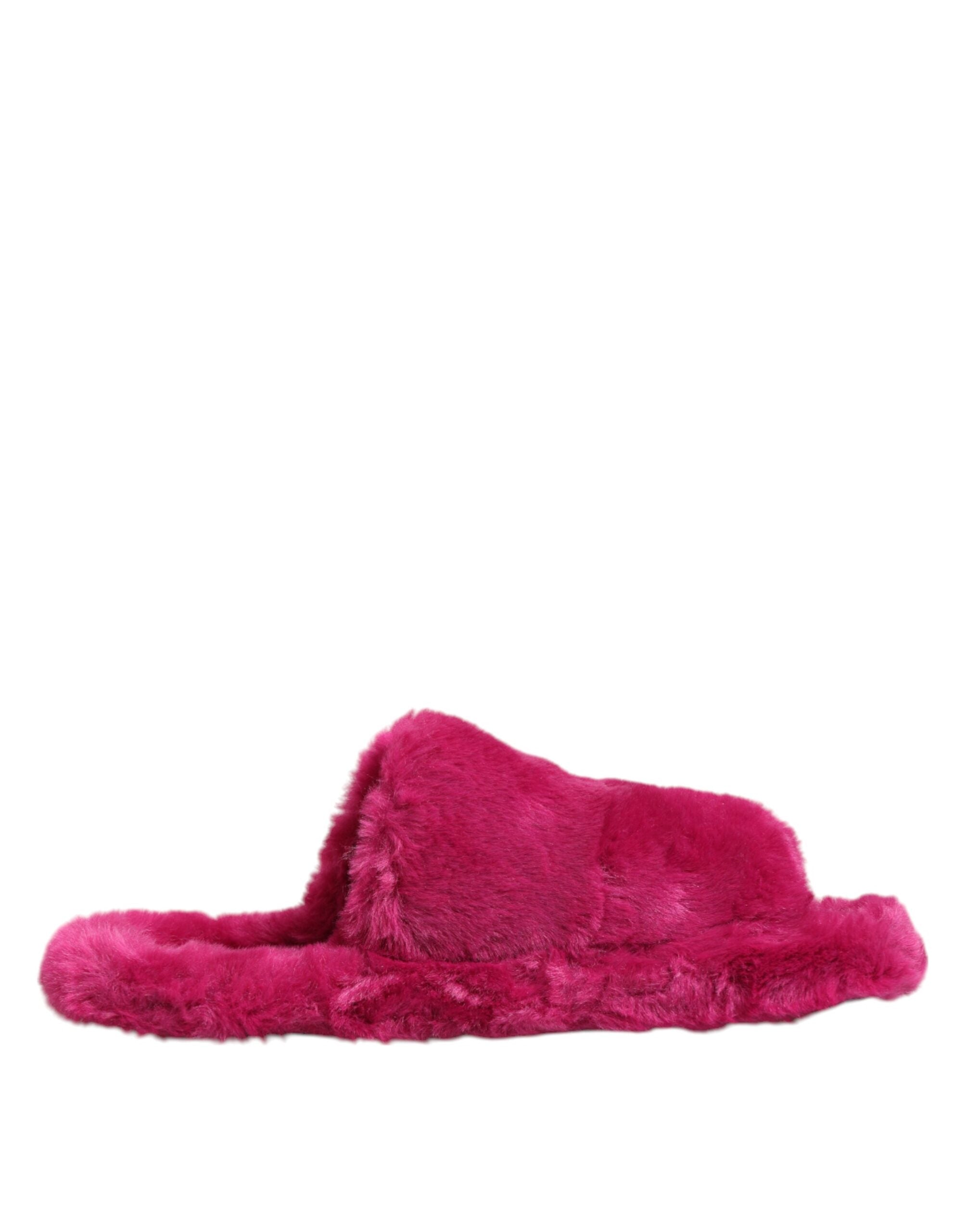 Dolce & Gabbana 85% Acrylic slipper in pink — view 6