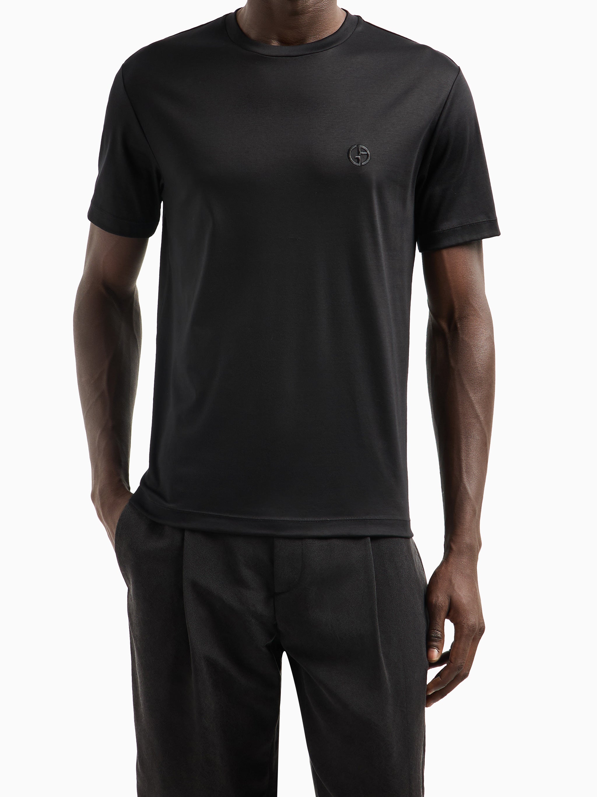 T-shirt Black Cotton |