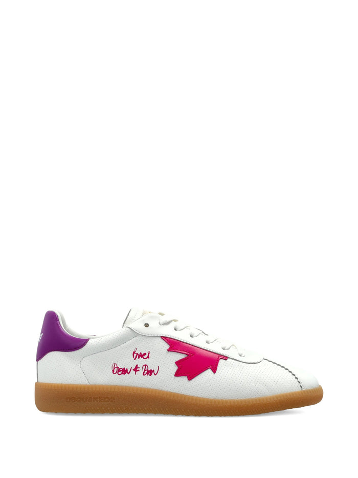 Sneakers Pink & Purple Nappa Leather | Calzature