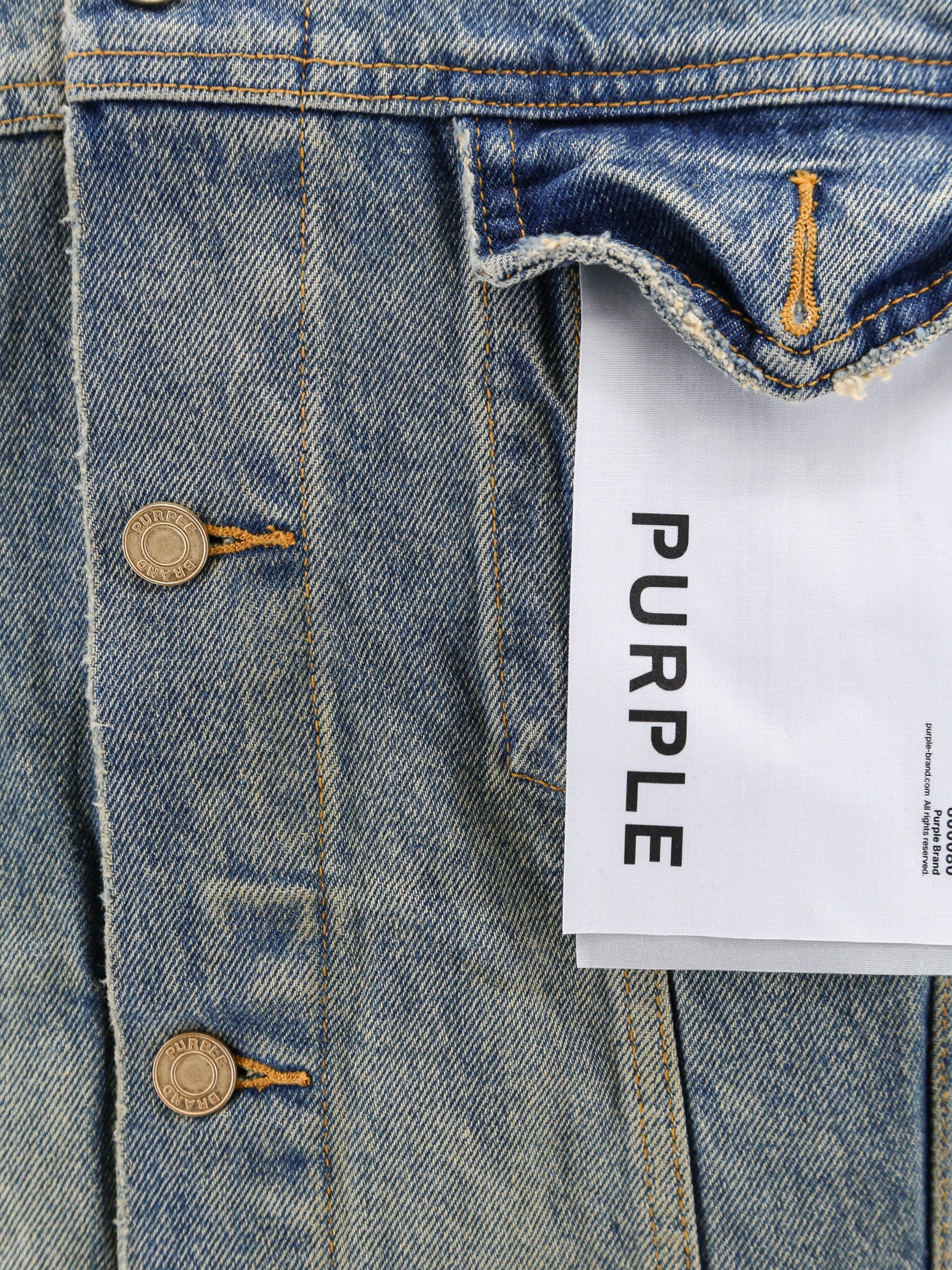 Purple Brand Jackets Blue Cotone