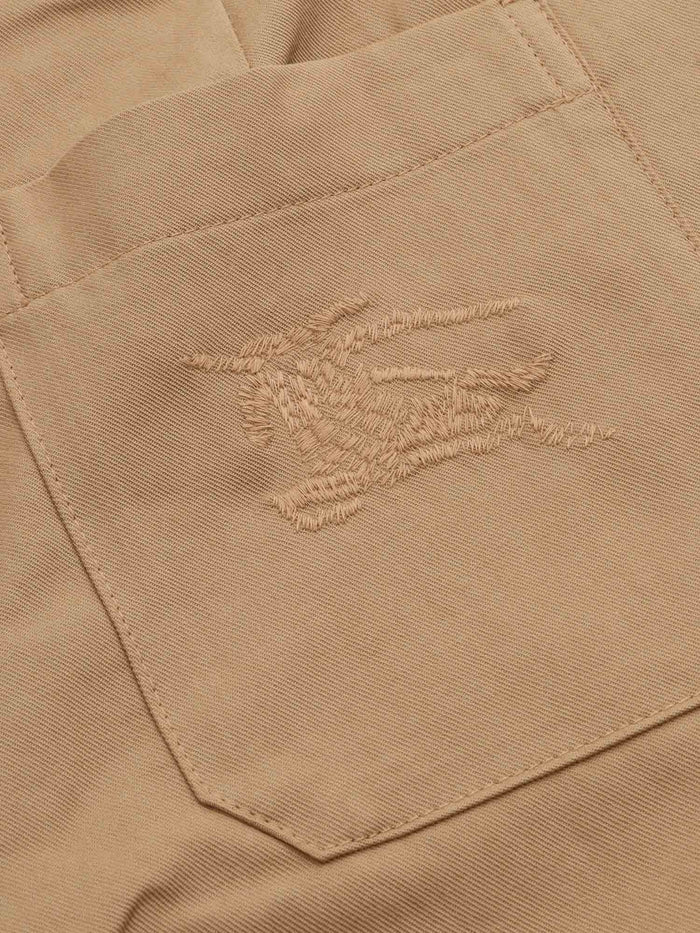 KID BOY SHORTS Beige Lyocell Cotton