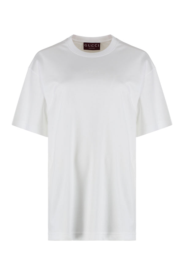 Cotton Crew-Neck T-Shirt White T-shirts & Jerseys