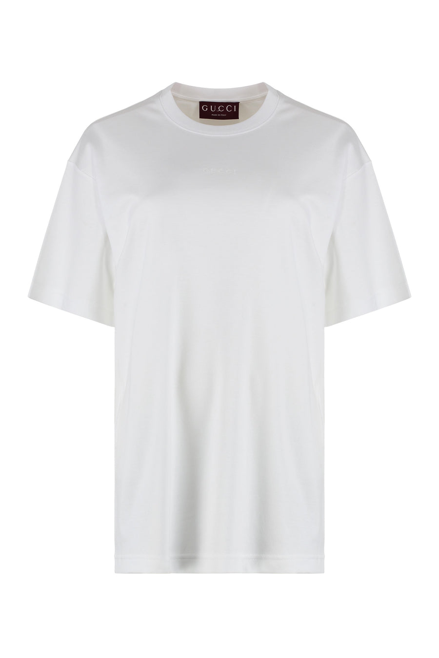 Cotton Crew-Neck T-Shirt White T-shirts & Jerseys