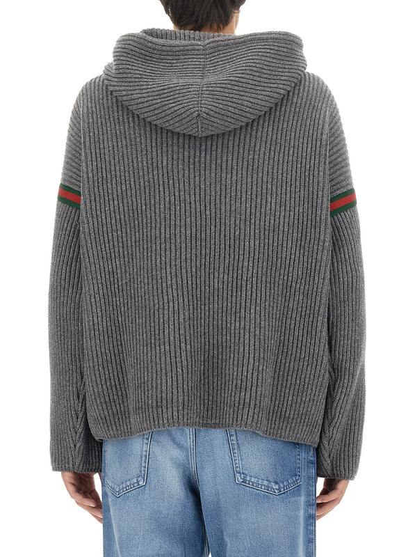 Sweater Cashmere & Wool Grey Jumpers