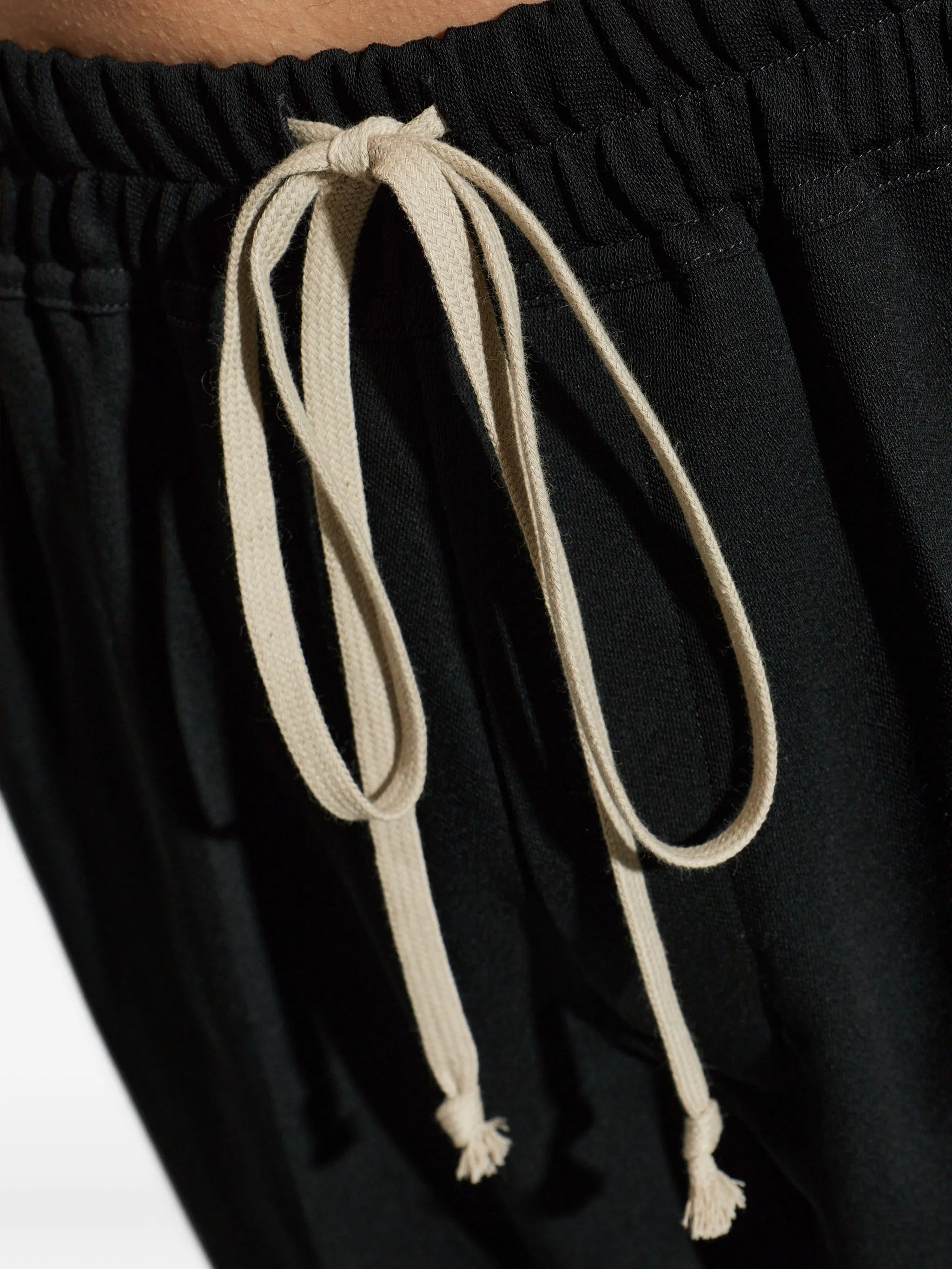 Dietrich Drawstring Black Pantaloni