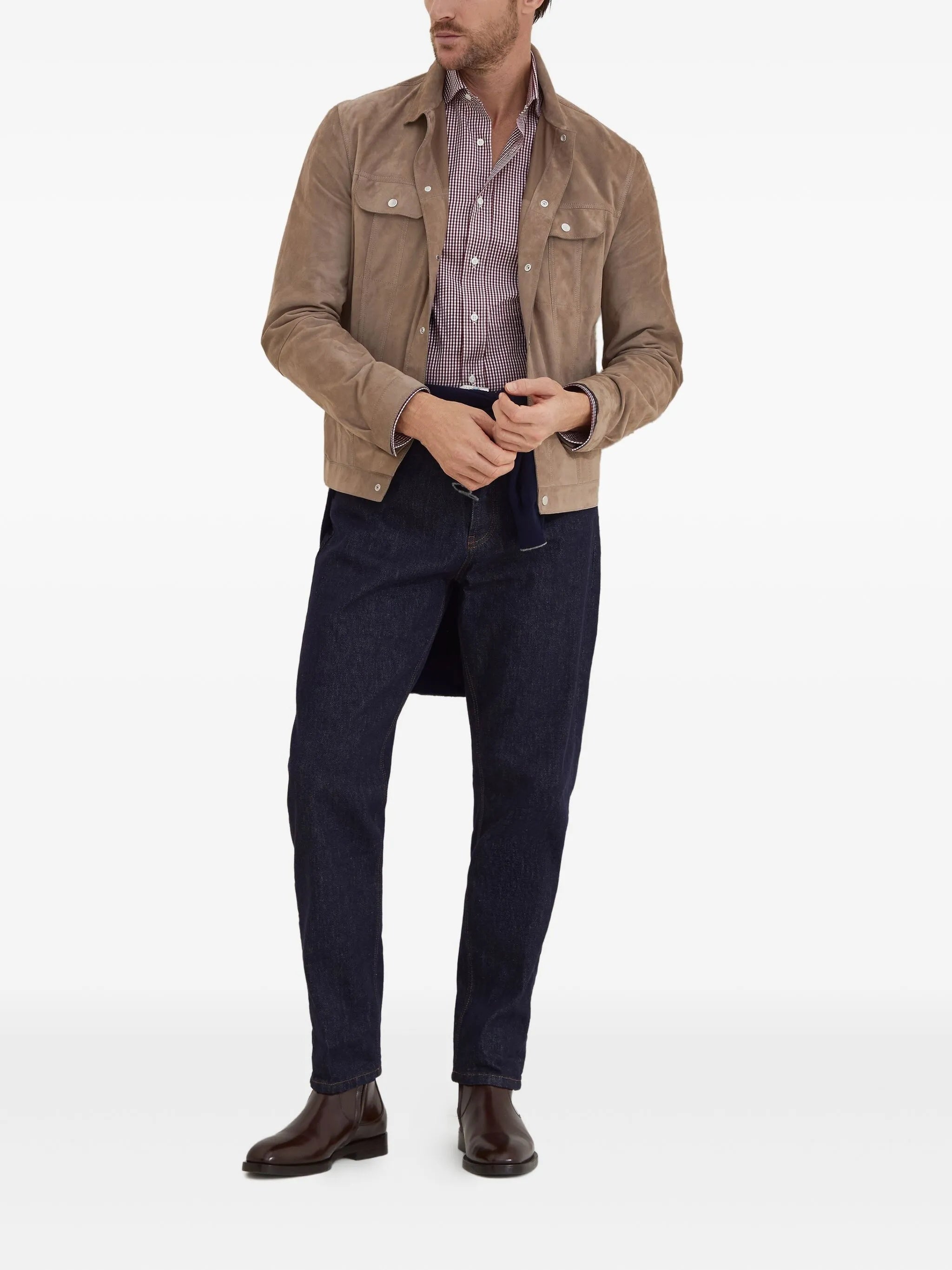 Pelle Brown Giacca