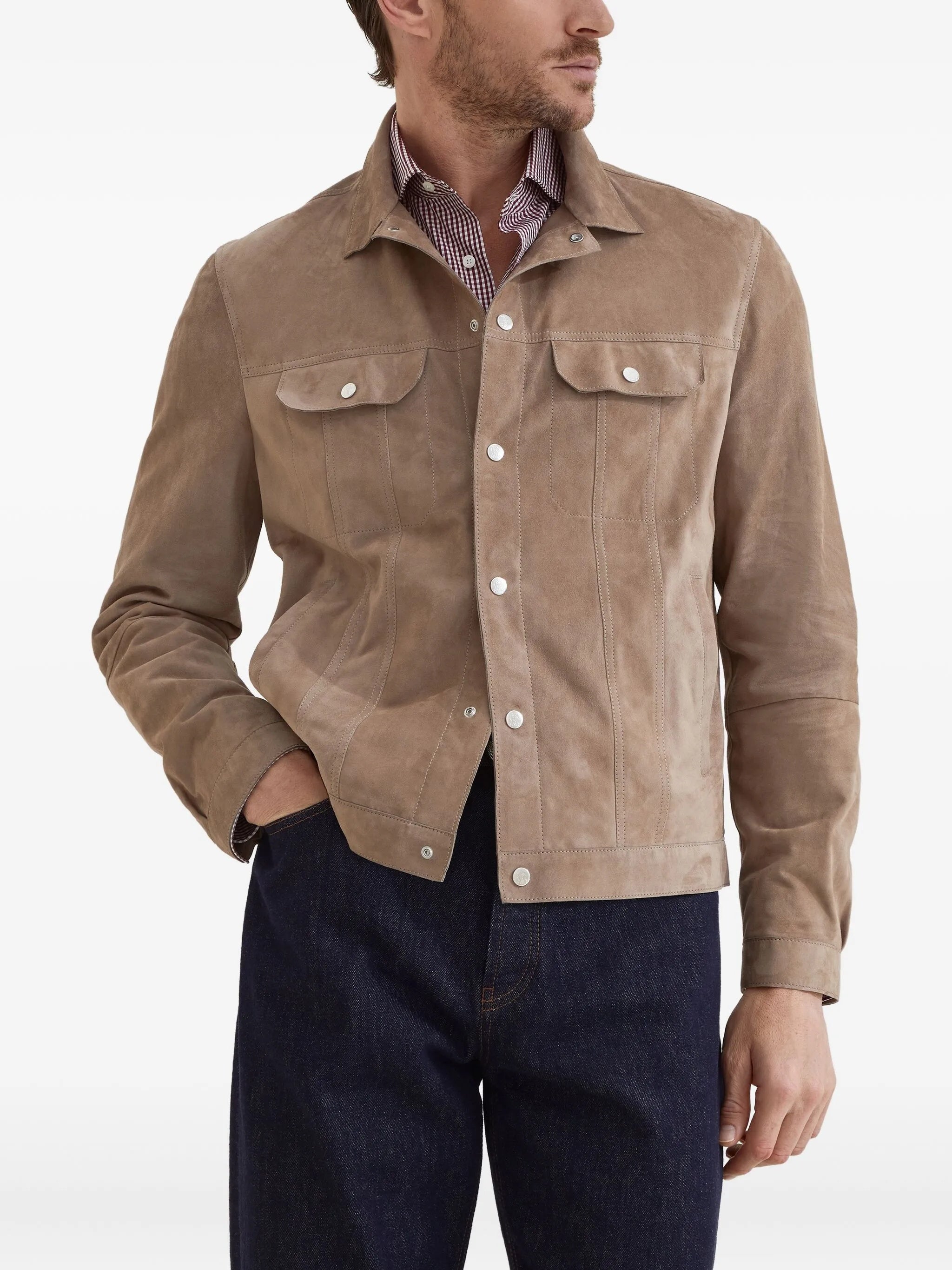 Pelle Brown Giacca