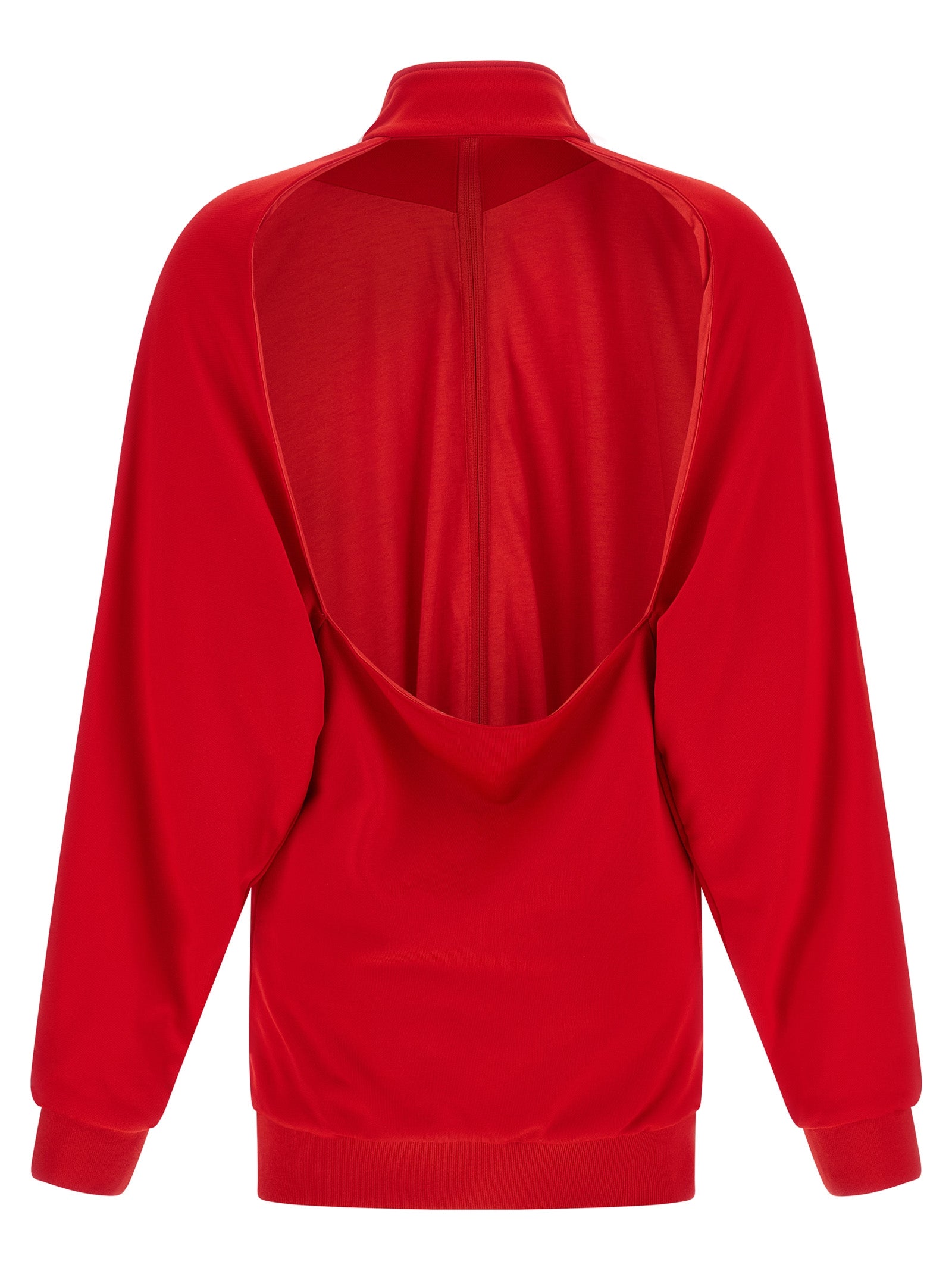Back Tracksuit dress Red Polyamide Cotton