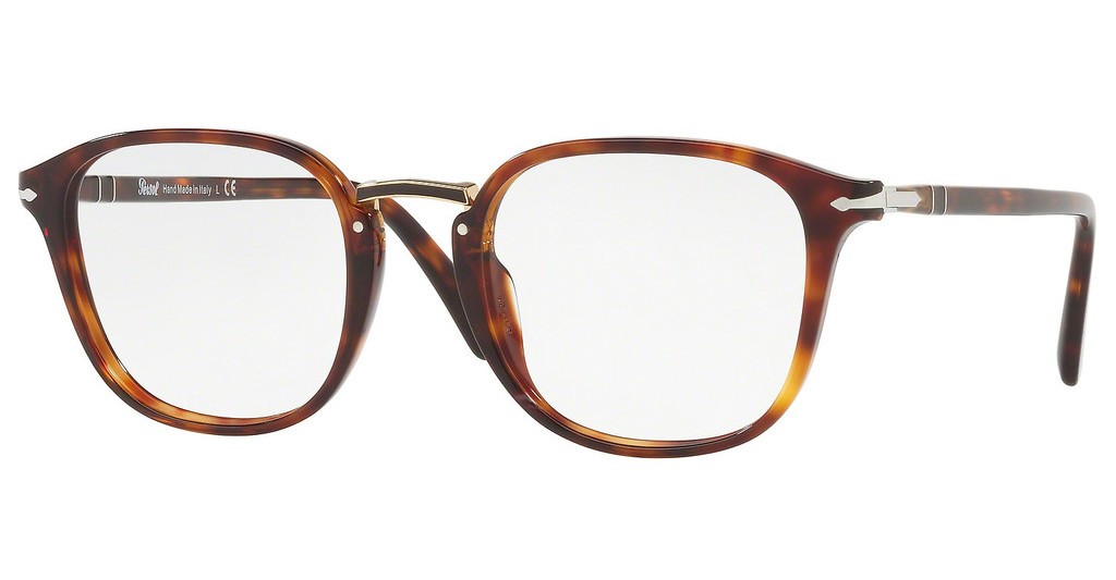 PO3187V Marrone Celluloid Occhiali Vista
