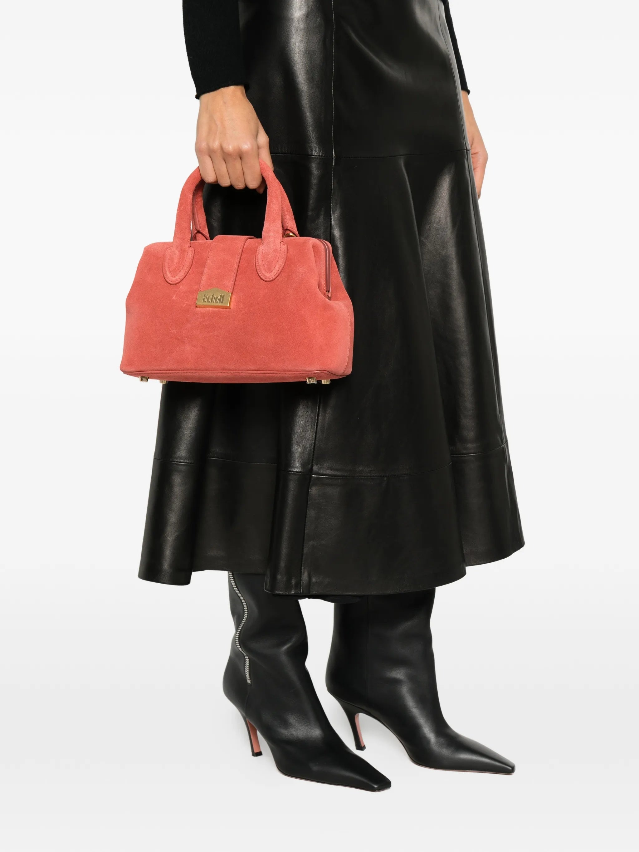 Doctor Bag Small Yellow & Orange Leather | Borsa