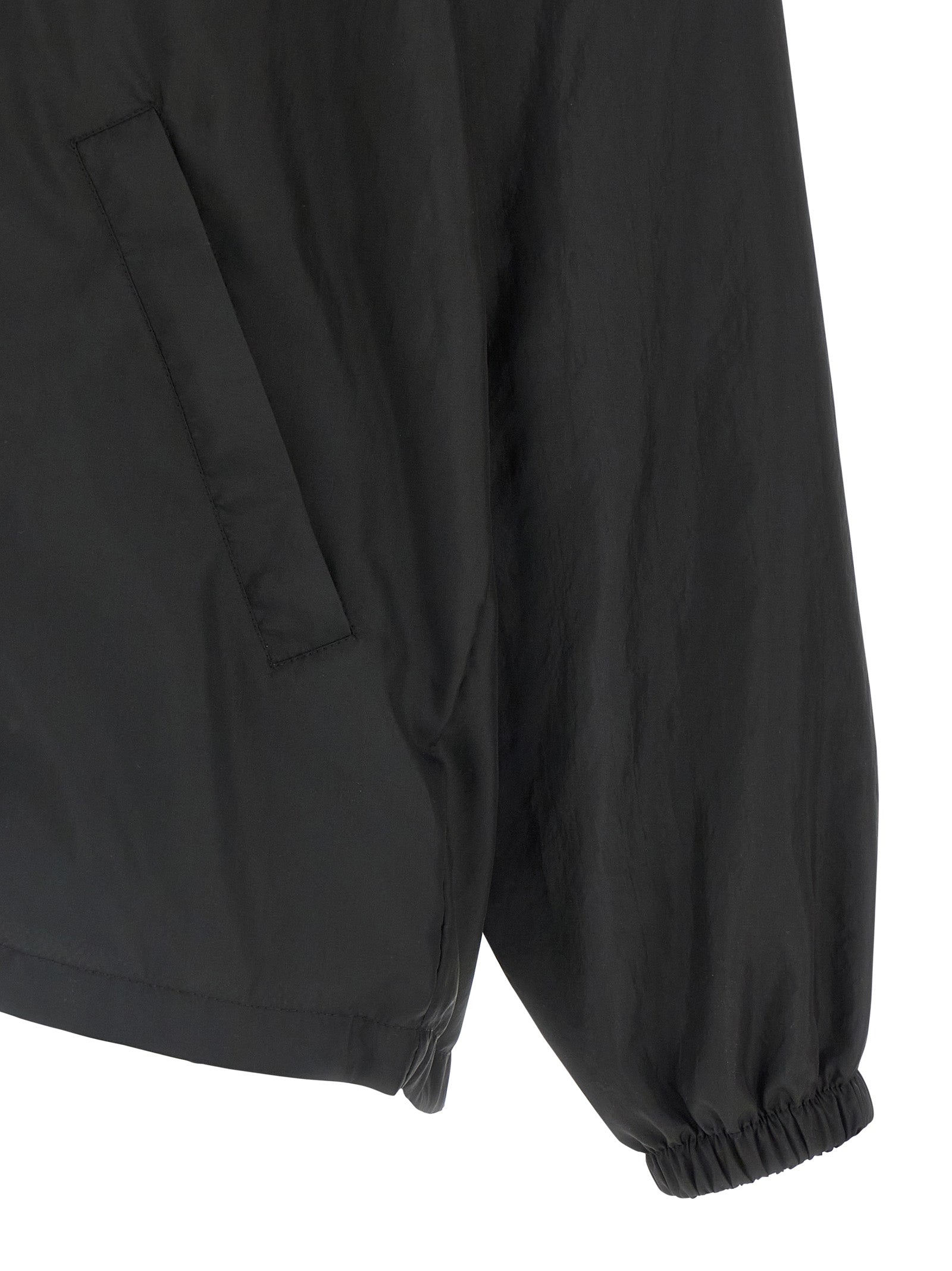 Political Campaign anorak Black Polyester Down Jacket, Parka, Casual Jackets