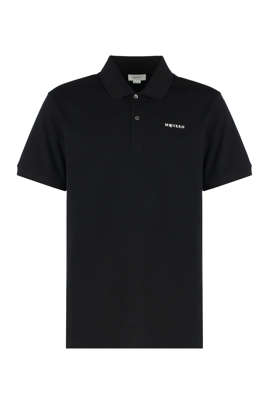 Polo Shirt Cotton-Piqué Black