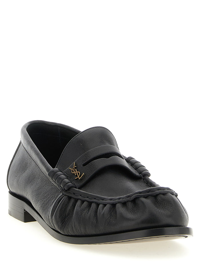 Le Loafer loafers Black Calfskin Leather (bos Taurus)