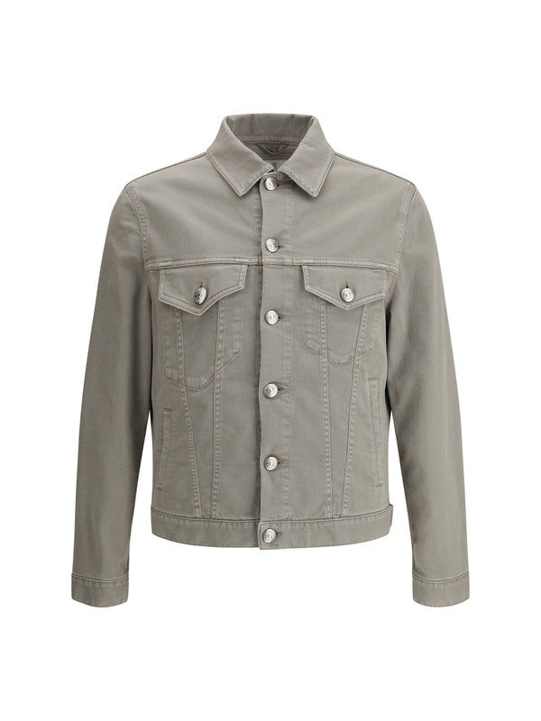 Brunello Cucinelli 100% Cotton jacket in gray