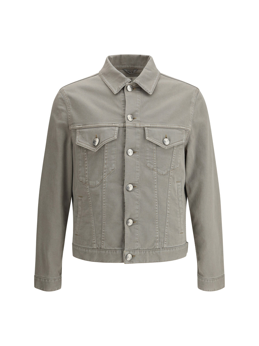 Brunello Cucinelli 100% Cotton jacket in gray