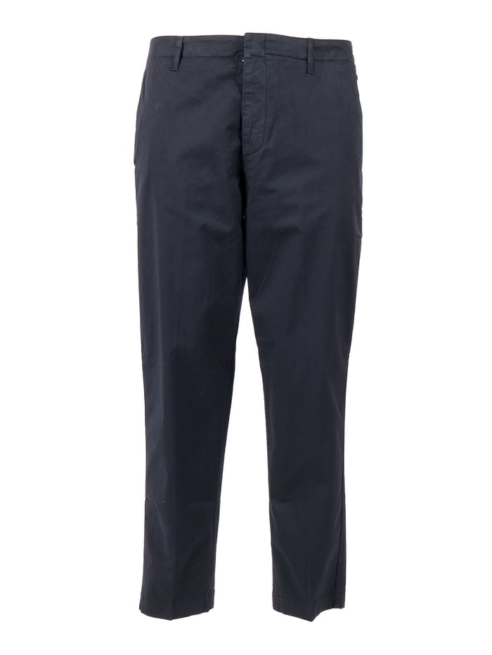 ZYAN PANTS Blue Cotton Elastan Jean