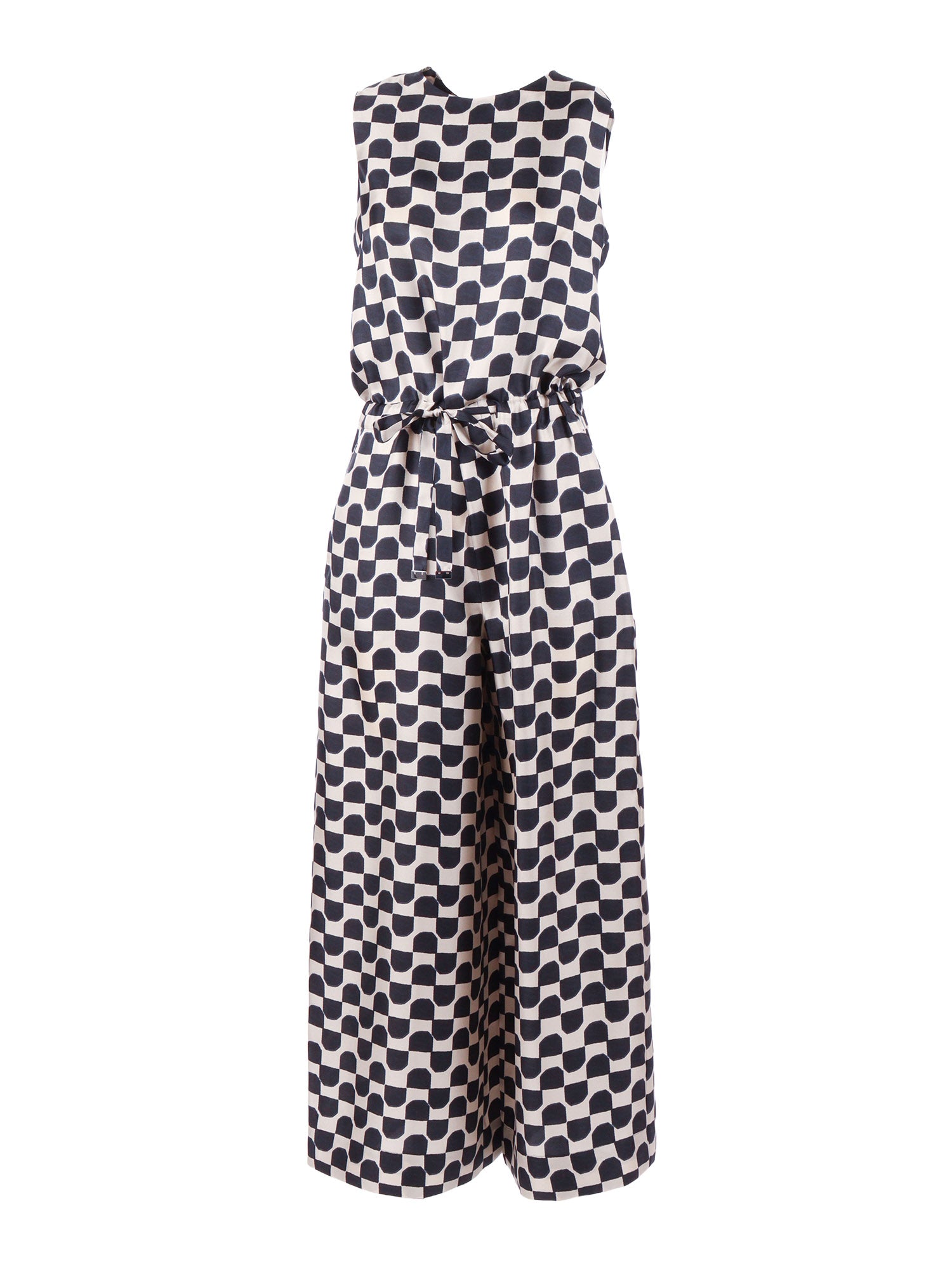 JUMPSUITE Black Silk Jumpsuit