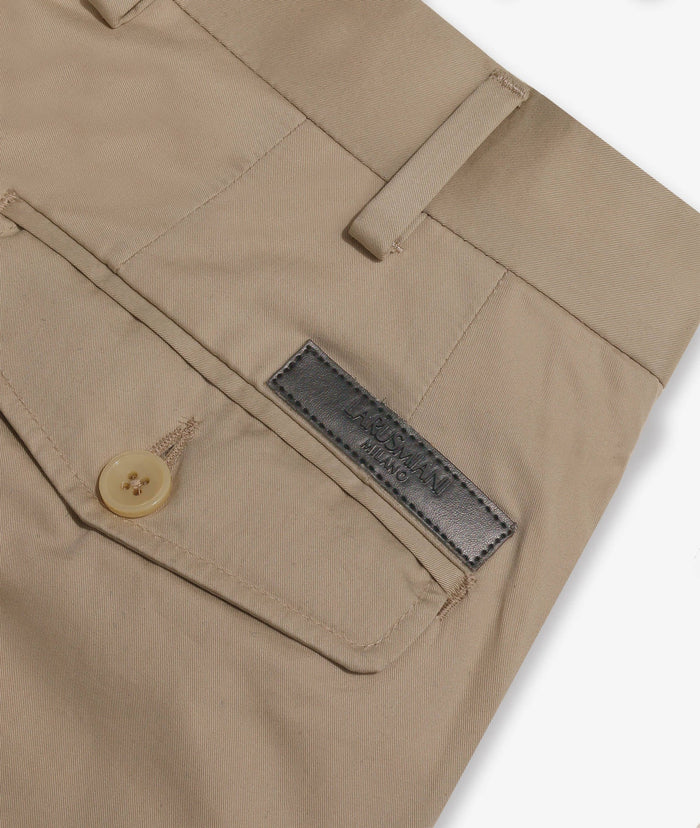 Cotton Trousers New York Beige Sportswear
