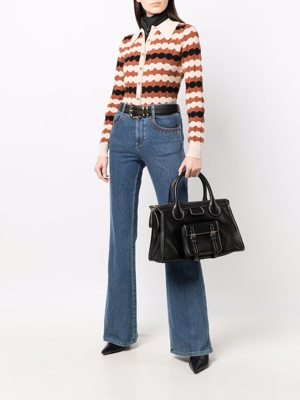 Chloè Bags Black Outer: Leather