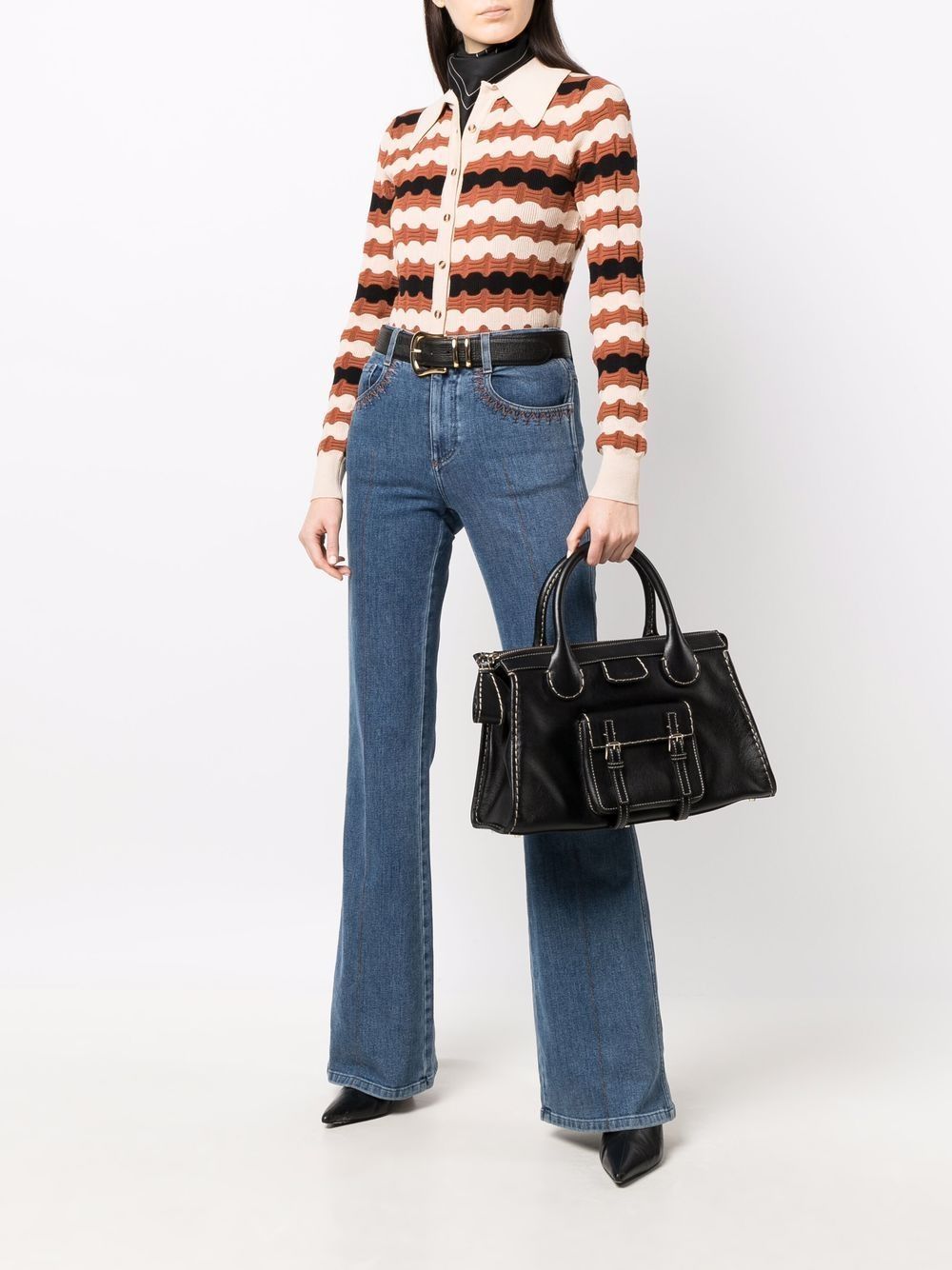 Chloè Bags Black Outer: Leather