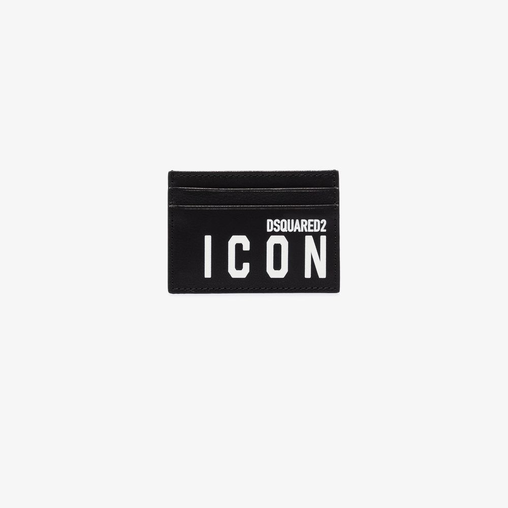 Dsquared2 Wallets Black Outer: Leather