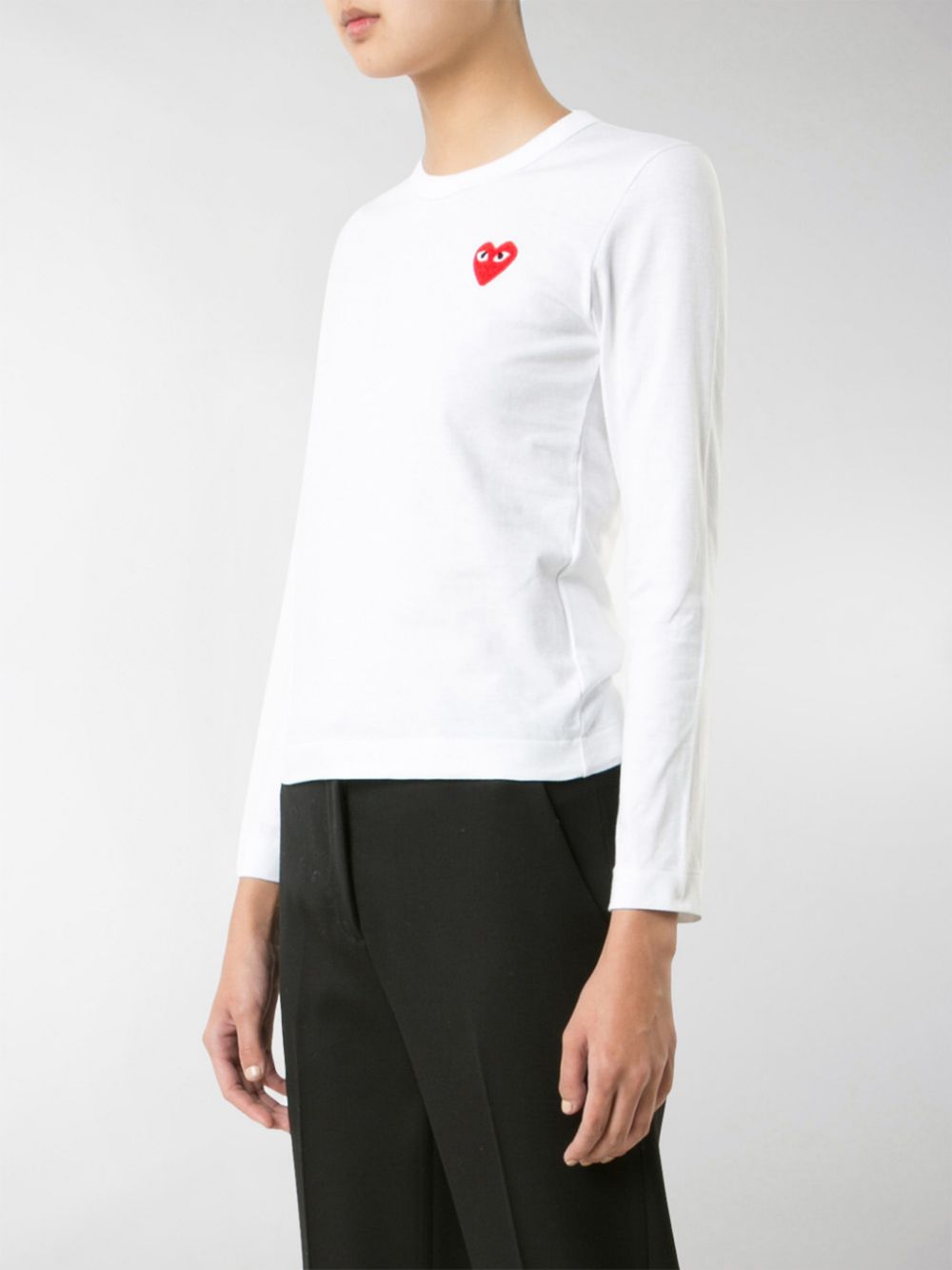 Comme Des Garcons T-Shirts And Polos White Main Material: Coton