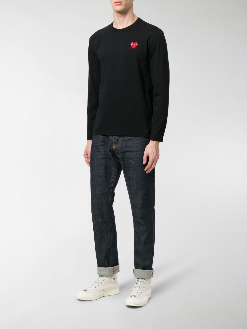 Comme Des Garcons T-Shirts And Polos Black Main Material: Coton