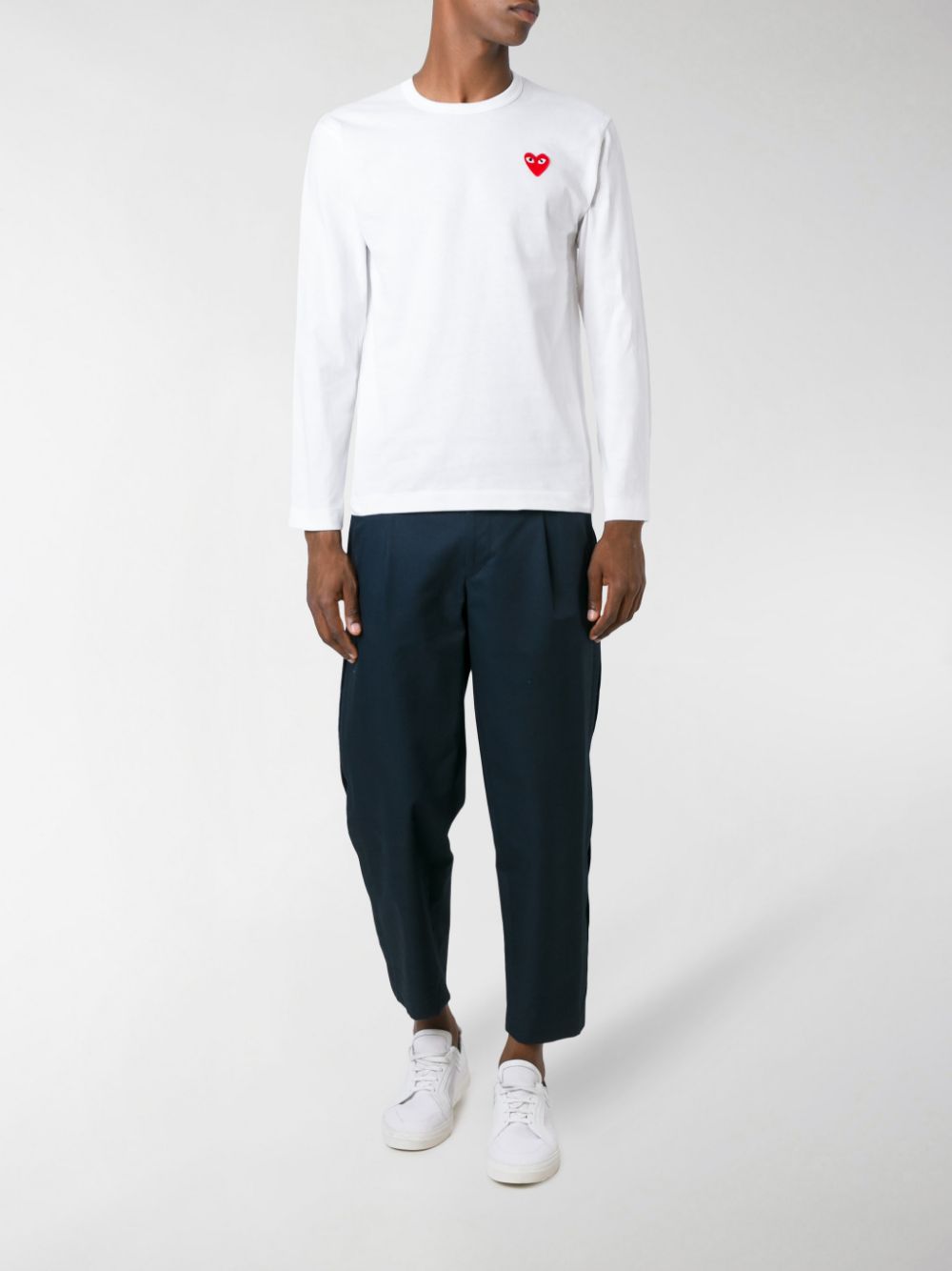 Comme Des Garcons T-Shirts And Polos White Main Material: Coton