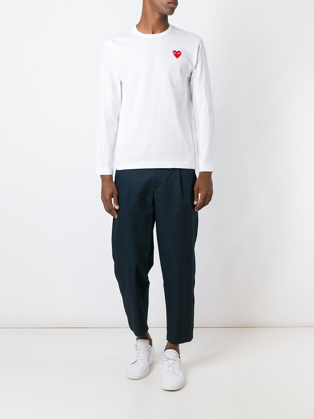 Comme Des Garcons T-Shirts And Polos White Main Material: Coton