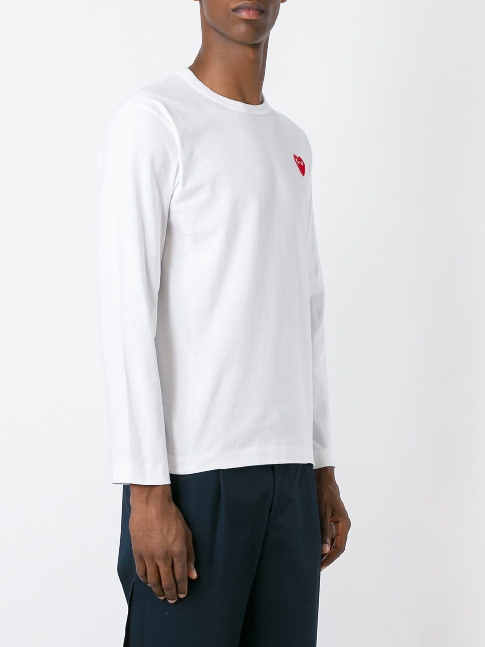 Comme Des Garcons T-Shirts And Polos White Main Material: Coton