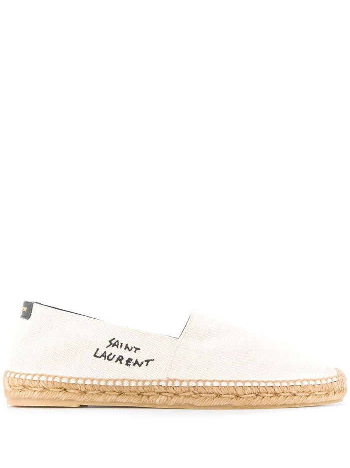 Saint Laurent Flat Shoes Beige Lining: Jute