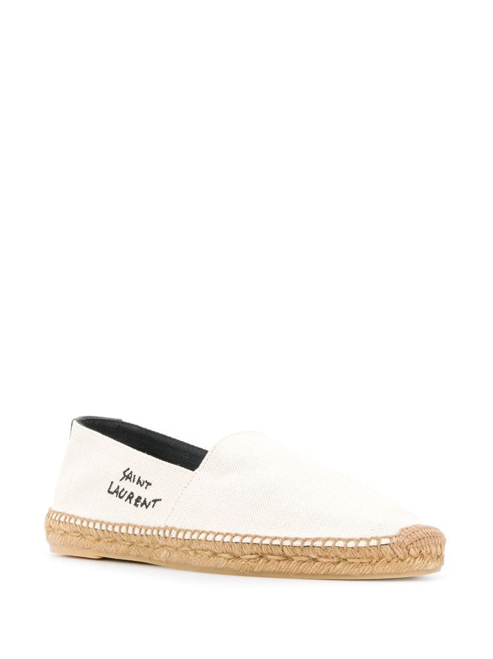 Saint Laurent Flat Shoes Beige Lining: Jute