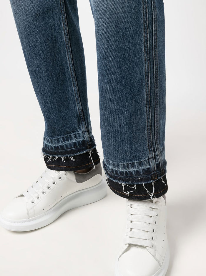 Alexander McQueen Jeans Blue Outer: Cotton