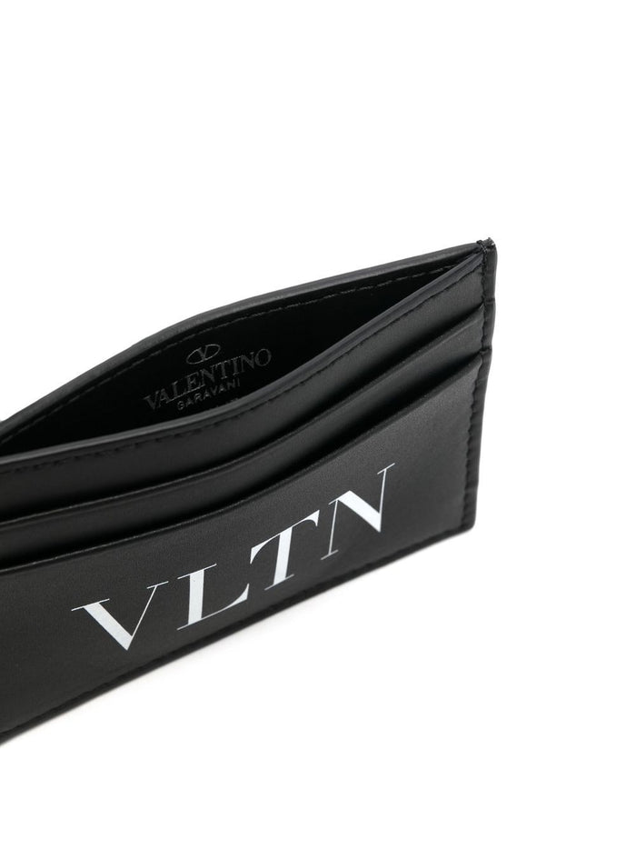 Valentino Garavani Wallets Black Outer: Leather